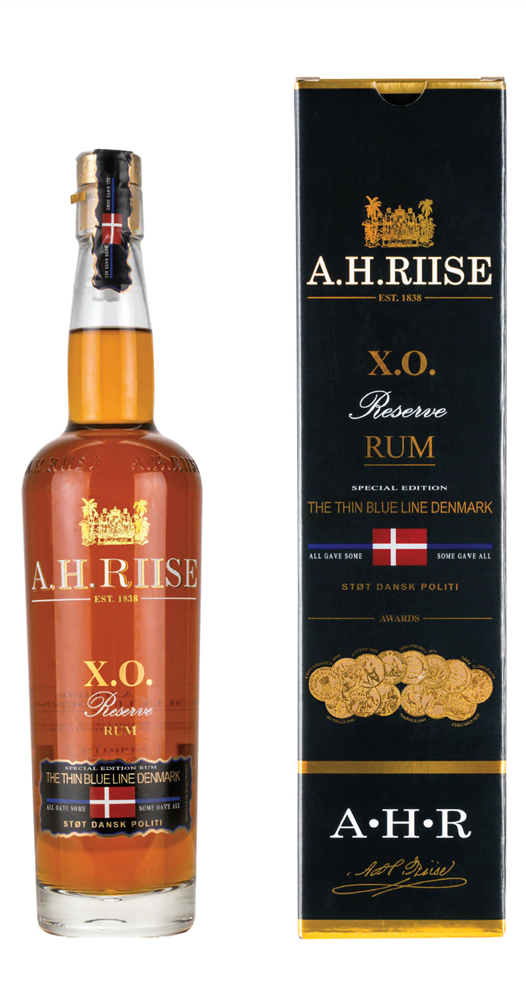 Rum A.H.Riise X.O. Reserve The Thin Blue Line Denmark 21y 0,7l 40%