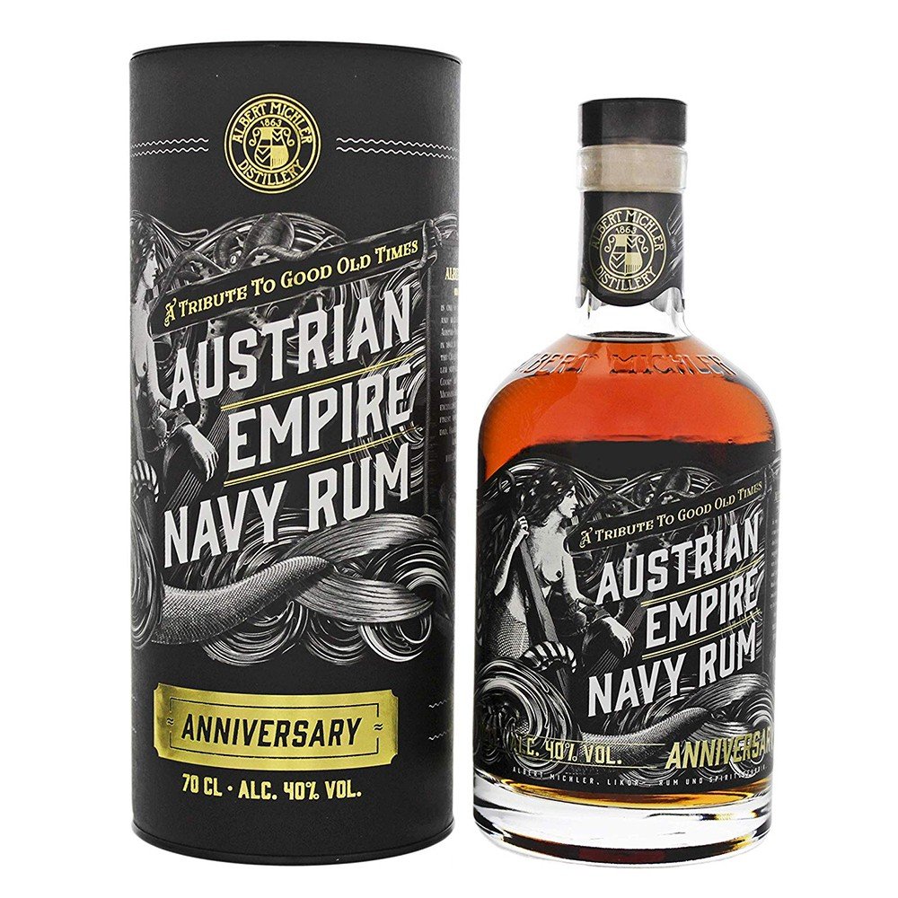 Rum Austrian Empire Navy Rum Anniversary 0,7l 40% Tuba