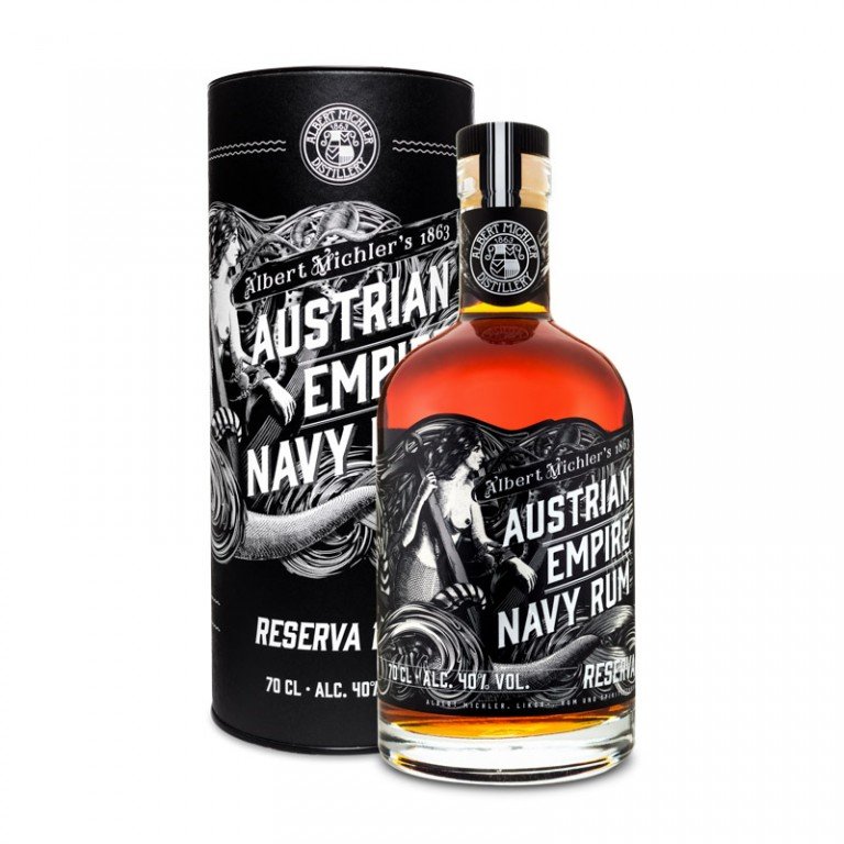Rum Austrian Empire Navy Rum Reserva 1863 0,7l 40% Tuba