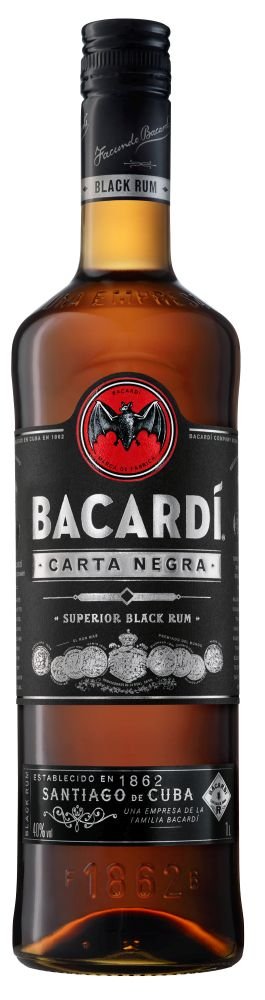 Rum Bacardi Carta Negra 4y 1l 40%