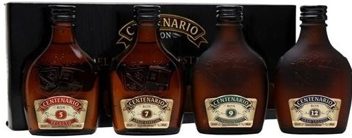 Rum Centenario 5y, 7y, 9y, 12y 4×0,2l