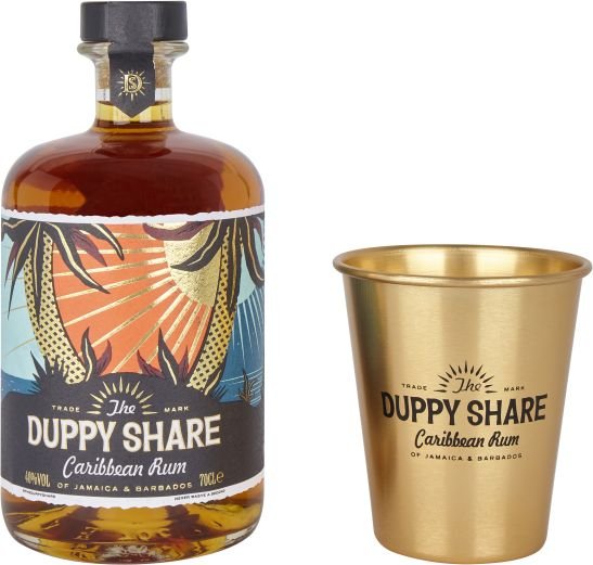 Rum Duppy Share 0,7l 40% + 1x sklo GB