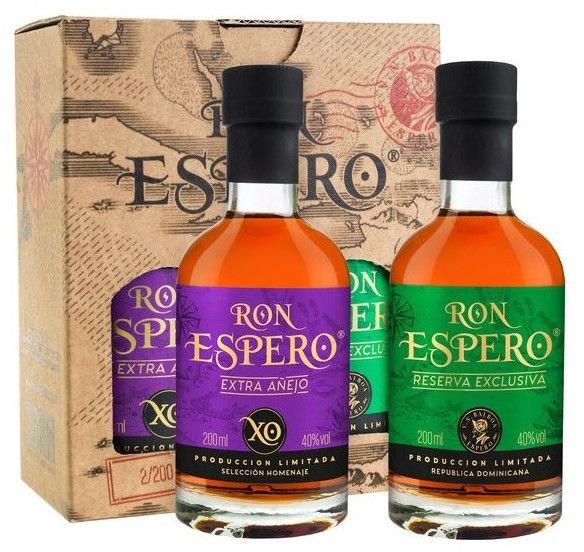 Rum Espero Reserva Exclusiva + Espero Extra Aňejo XO 2×0,2l 40% GB