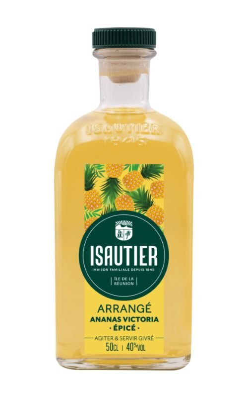Rum Isautier Arrangé Épicé Ananas Victoria 0,5l 40%