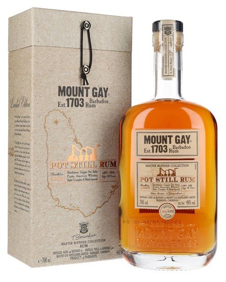 Rum Mount Gay Pot Still 10y 0,7l 48% L.E.