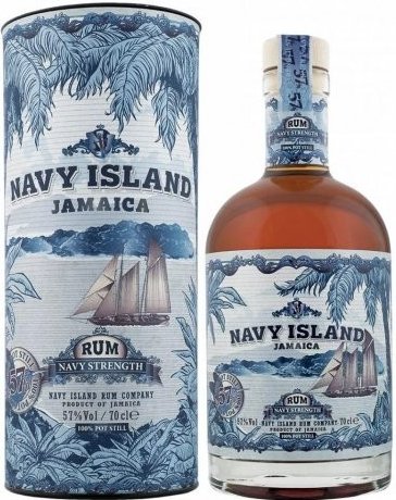 Rum Navy Island Strenght Rum 0,7l 57% Tuba