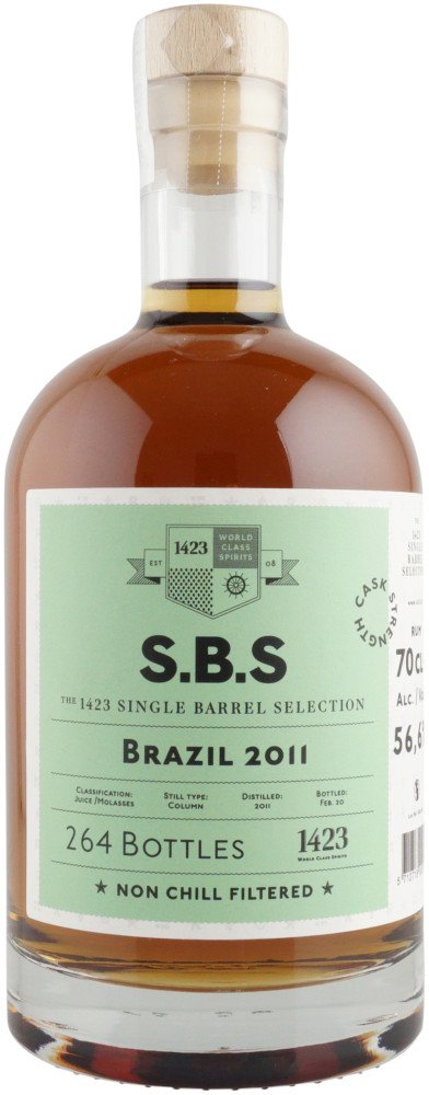 Rum S.B.S Brazil 9y 2011 0,7l 56,6% L.E. / Rok lahvování 2020