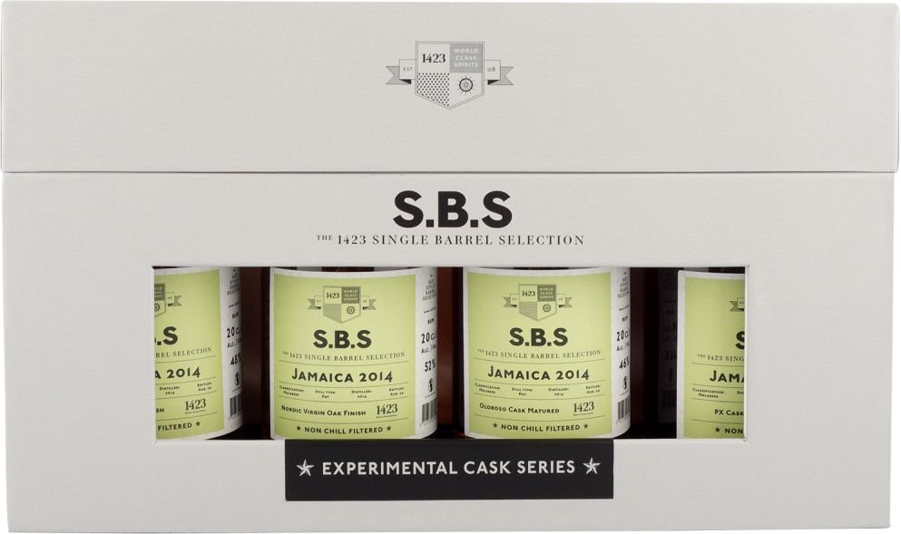 Rum S.B.S Experimental Cask Series Jamaica 2014 4×0,2l GB