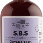 Rum S.B.S Guyana 2003 0,7l 53,7% L.E.
