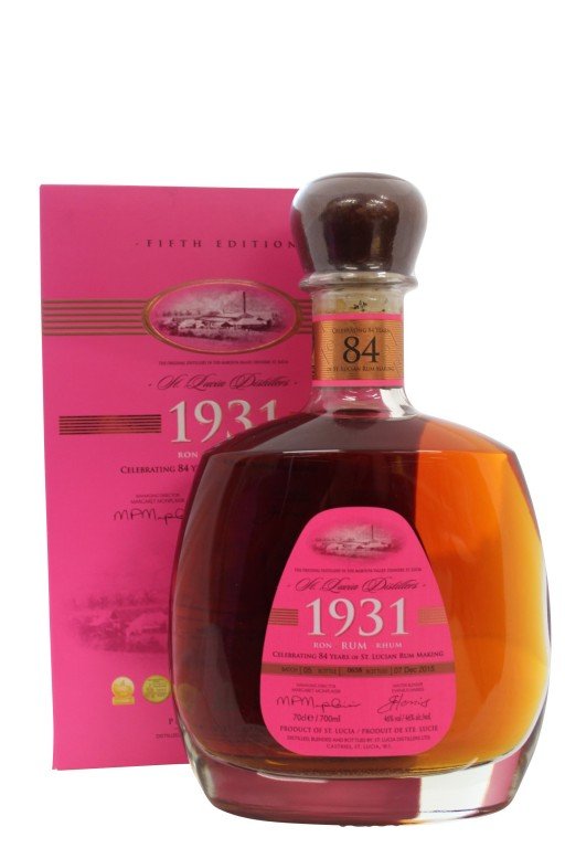 Rum Saint Lucia Dist. 1931 0,7l 46%