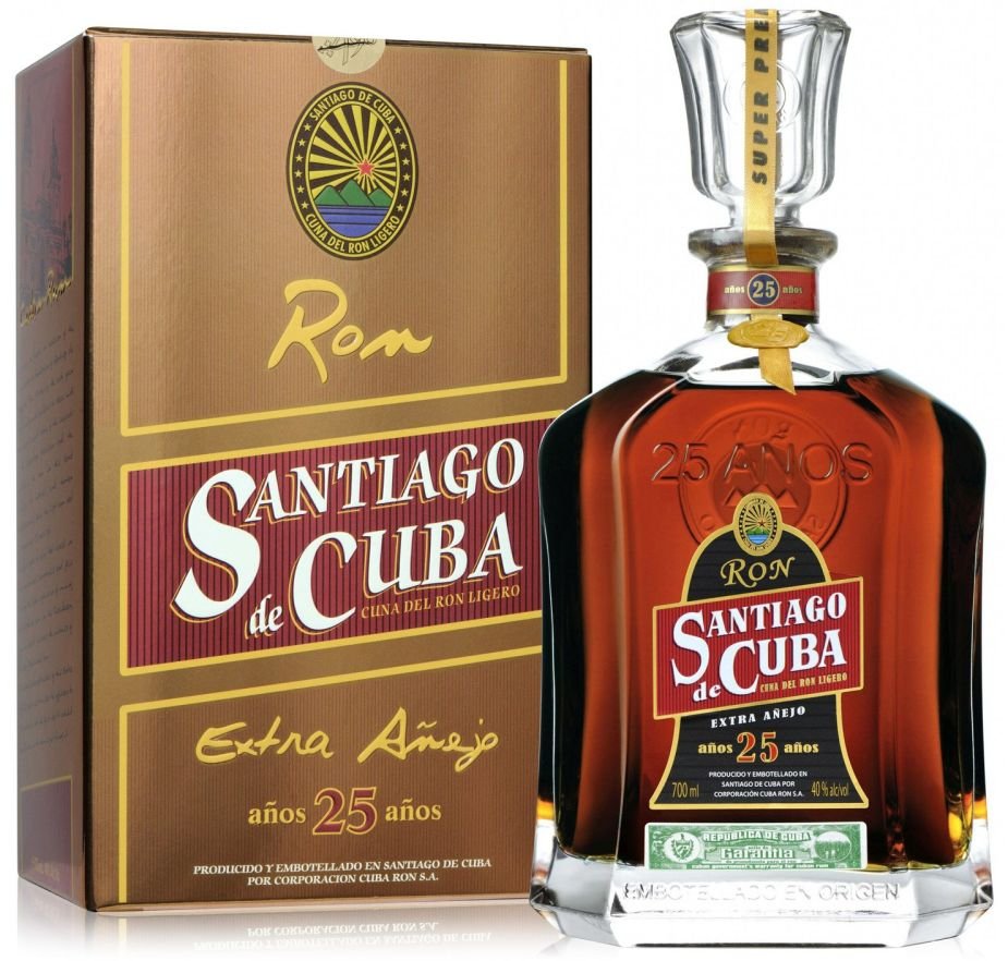 Rum Santiago De Cuba 25y 0,7l 40% GB
