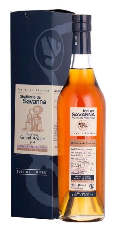 Rum Savanna Porto No. 977 5y 2009 0,5l 46% GB L.E. / Rok lahvování 2004