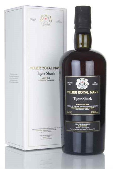Rum Velier Royal Navy Tiger Shark 14y 0,7l 57,18% GB