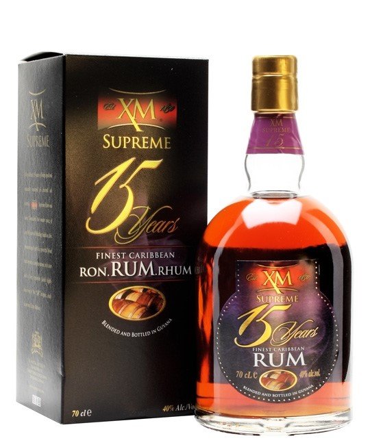 Rum XM Demerara Supreme 15y 0,7l 40%